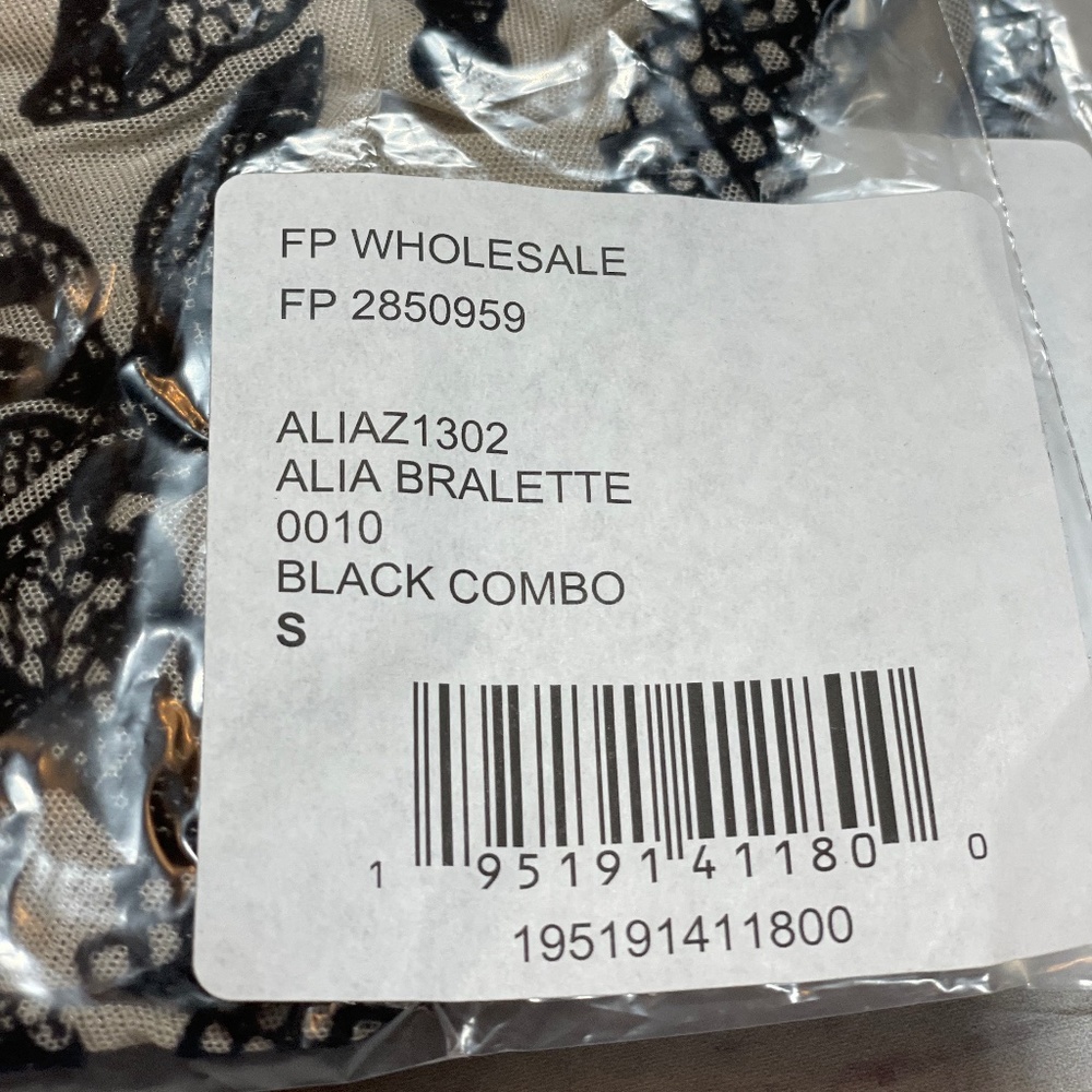 Free People Alia Bralette Black Combo - Picture 9 of 10